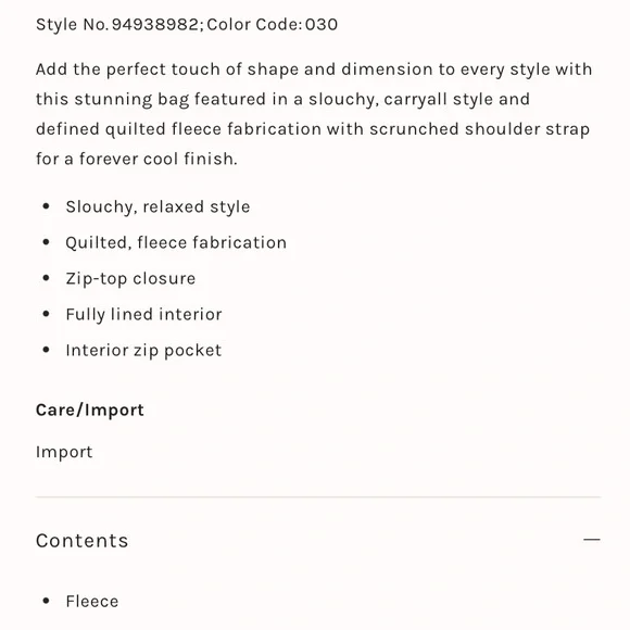 NWT Free People Pucker Up Fleece Carryall - Picture 6 of 8